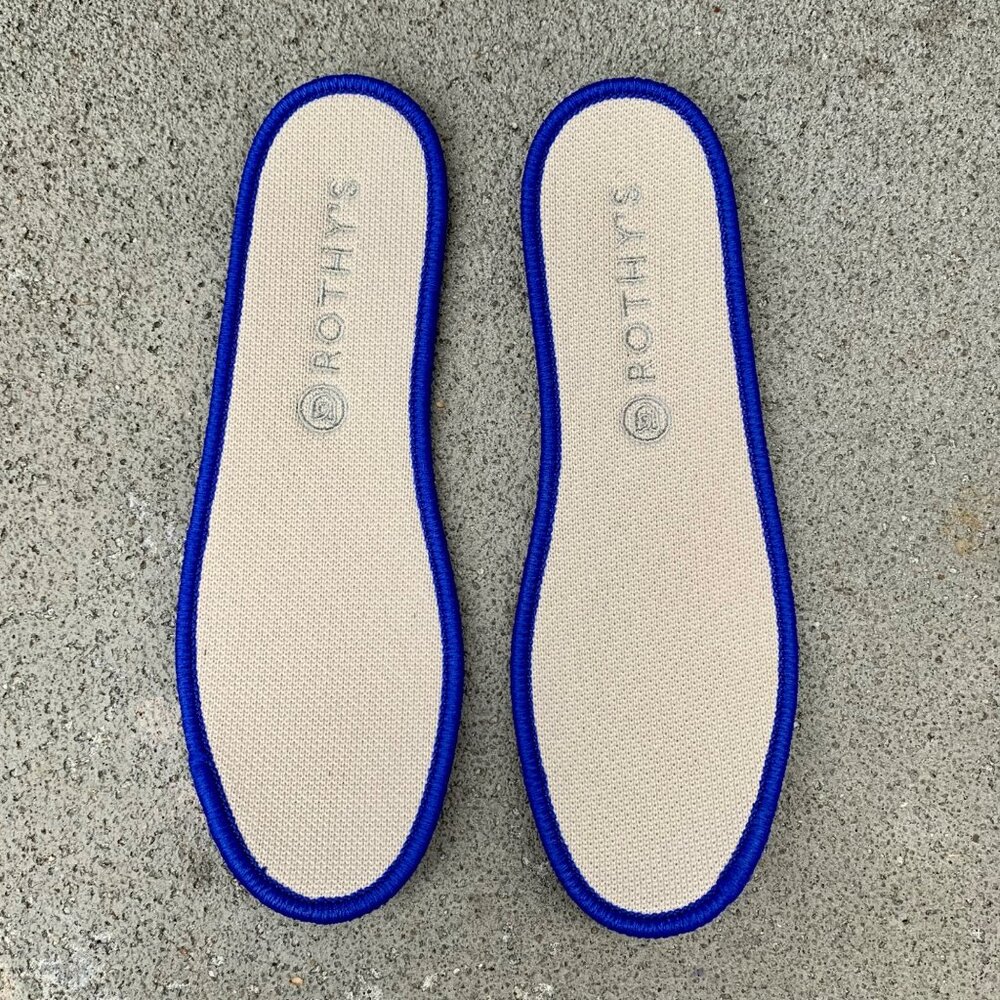 ROTHY'S Sand Original Slip On Sneaker Womens 6.5 37 Shoes Rothys Fabric Flat Tan - Picture 11 of 12